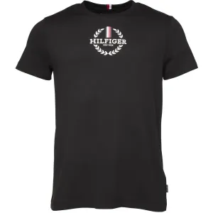 Tommy Hilfiger GLOBAL STRIPE WREATH Herren T-Shirt, schwarz, größe L