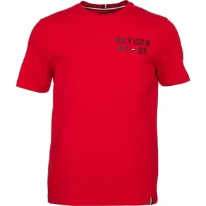 Tommy Hilfiger GRAPHIC S/S TEE Herrenshirt, rot, größe L