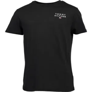 Tommy Hilfiger TH ORIGINAL-CN SS TEE LOGO Herrenshirt, schwarz, größe XL