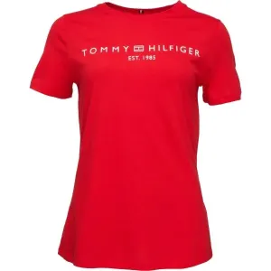 Tommy Hilfiger LOGO CREW NECK Damenshirt, rot, größe L