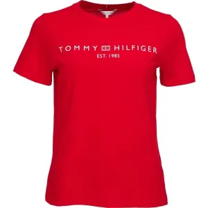 Tommy Hilfiger LOGO CREW NECK Damenshirt, rot, größe M