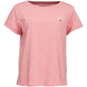 Tommy Hilfiger SHORT SLEEVE T-SHIRT Damenshirt, rosa, größe L