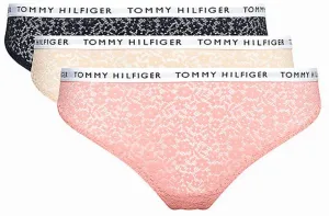 Tommy Hilfiger 3 PACK - Damen Tanga UW0UW04514-0XW XL
