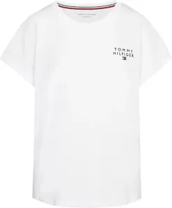 Tommy Hilfiger TH ORIGINAL-SHORT SLEEVE T-SHIRT Damenshirt, weiß, größe XL