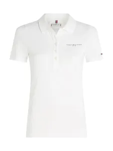 Tommy Hilfiger Damenpoloshirt Slim Fit WW0WW41032YBL XL