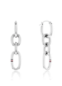 Tommy Hilfiger Moderne Stahlohrringe Contrast Link Chain 2780787