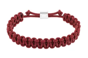 Tommy Hilfiger Rotes Paracord-Armband Braided 2790494