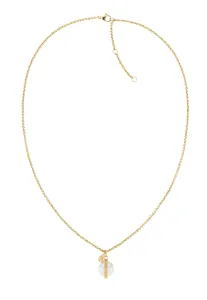 Tommy Hilfiger Stilvolle vergoldete Halskette mit Perle 2780762