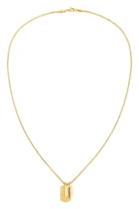 Tommy Hilfiger Zeitlose vergoldete Halskette für Männer Casual 2790211