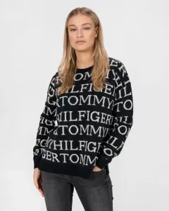 Tommy Hilfiger All-Over Pullover Blau