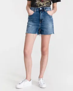 Tommy Jeans Pastel Mom Fit Shorts Blau #277064