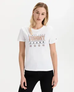 Tommy Jeans Slim Metallic T-Shirt Weiß #282818