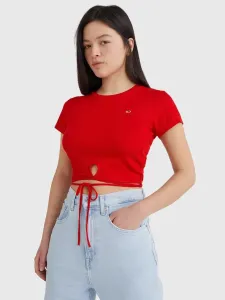 Tommy Jeans T-Shirt Rot