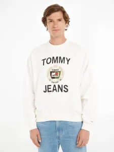 Tommy Jeans Boxy Luxe Sweatshirt Weiß #1063994