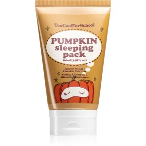 Too Cool For School Pumpkin Sleeping Pack Aufhellende Nachtmaske mit Peelingeffekt 100 ml