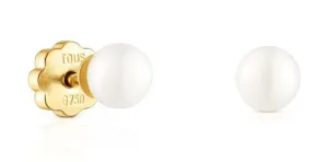 Tous Goldohrringe mit einer echten Perle 1003595900