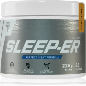Trec Nutrition Sleep-er Präparat zur Schlafförderung und Regeneration Geschmack Tropical-Orange 225 g