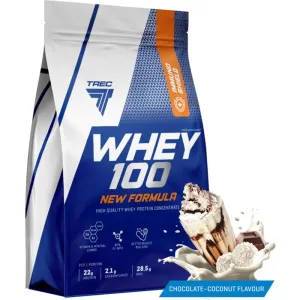 Trec Nutrition Whey 100 New Formula Molkenprotein Geschmack Chocolate-Coconut 700 g