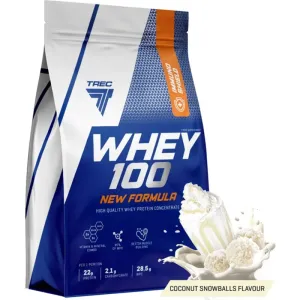 Trec Nutrition Whey 100 New Formula Molkenprotein Geschmack Coconut Snowballs 700 g
