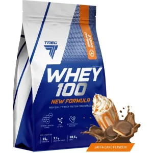Trec Nutrition Whey 100 New Formula Molkenprotein Geschmack Jaffa Cake 700 g