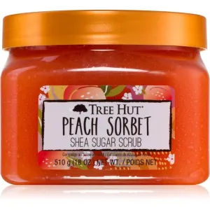 Tree Hut Peach Sorbet Körper-Peeling mit Zucker 510 g