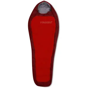 TRIMM IMPACT 185 Mumienschlafsack, rot, größe 210 cm - linker Reißverschluss