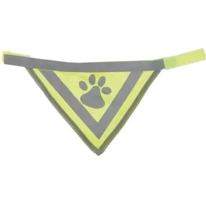 TRIXIE REFLECTIVE DOG SCARF L-XL Reflektierendes Halstuch für den Hund, gelb, größe os
