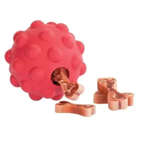 TRIXIE BUNCHY BALL 11 cm Vanille-Leckerli-Kugel, rot, größe os