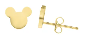 Troli Design vergoldete Ohrringe Mickey Mouse