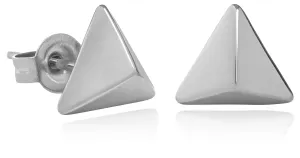 Troli Dreieckige Ohrstecker aus Stahl VAAXF063S