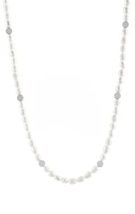 Troli Elegante Halskette mit echten Perlen VAAXP1319S