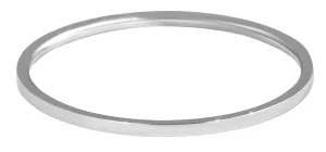 Troli Eleganter minimalistischer Ring aus Silberstahl 57 mm
