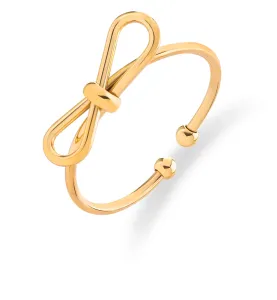 Troli Markanter vergoldeter Ring mit Schleife VABRAR001G