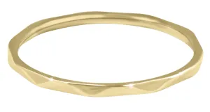 Troli minimalistischer vergoldeter Ring mit zartem Design 51 mm
