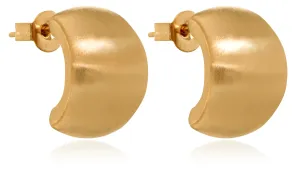 Troli Minimalistromantische vergoldete Ohrringe VAAXF183G