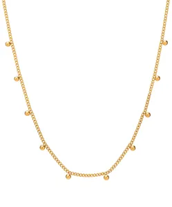 Troli Modische vergoldete Halskette mit Perlen