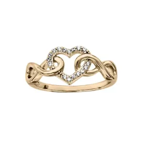Troli RomanticRomantischer vergoldeter Ring mit Zirkonen PO/SR03861A 54 mm