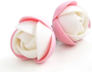 Troli Rosa-weiße Ohrringe Blümchen
