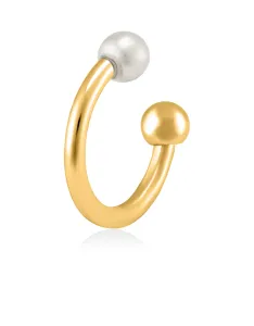 Troli Schicker vergoldeter Single Ohrring zum Einfädeln VBE6012G-PET