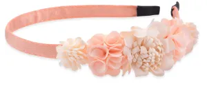 Troli Schickes hellrosa Haarband mit Blumen