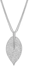 Troli Silber Halskette mit einem Lorbeerblatt Laurel
