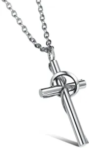 Troli Stahl-Halskette Kreuz KNSC-003