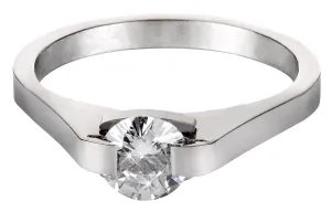 Troli Stahl Ring mit Kristall KRS-088 49 mm