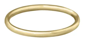 Troli Vergoldeter minimalistischer Stahlring Gold 60 mm