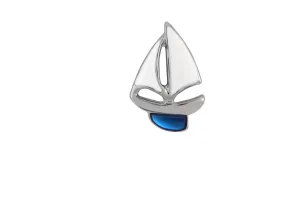 Troli Zeitlose Brosche mit Segelboot-Design KS-194