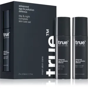 true men skin care Day & night complete skin care set Set für die Hautpflege (tagsüber und nachts) für Herren