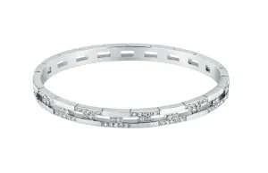 Trussardi Damenarmband aus Stahl mit Zirkonen T-Logo TJAXC68