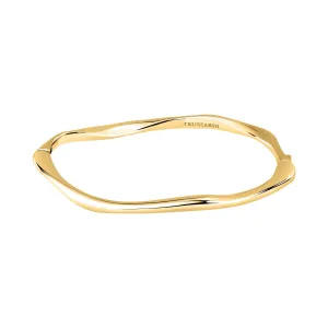 Trussardi Zeitloses vergoldetes Armband T-Design TJAXA01