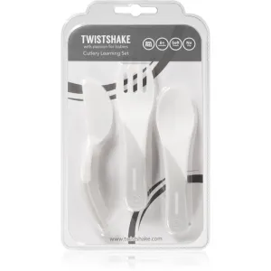 Twistshake Learn Cutlery Besteck White 6 m+ 3 St