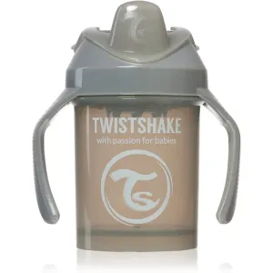 Twistshake Training Cup Grey Trinklernbecher 4 m+ 230 ml